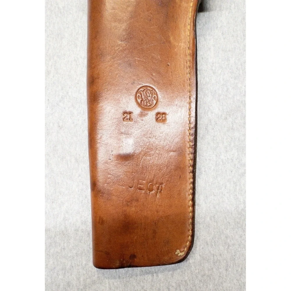 Vintage‎ Smith And Wesson N Frame Leather Holster Brown Leather S&W 21 28